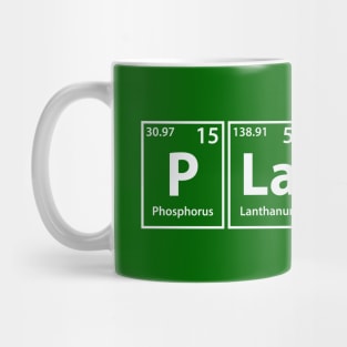 Plank (P-La-N-K) Periodic Elements Spelling Mug